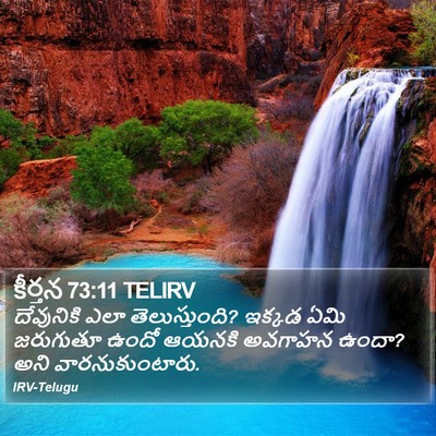 కీర్తన 73:11 TELIRV Bible Verse Image