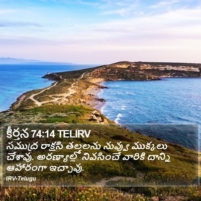కీర్తన 74:14 TELIRV Bible Verse Image