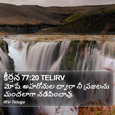 కీర్తన 77:20 TELIRV Bible Verse Image