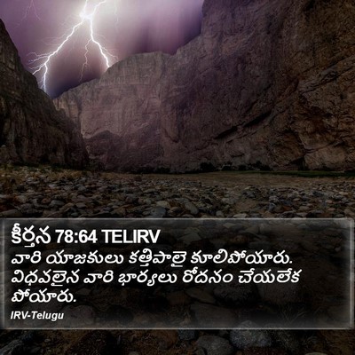 కీర్తన 78:64 TELIRV Bible Verse Image