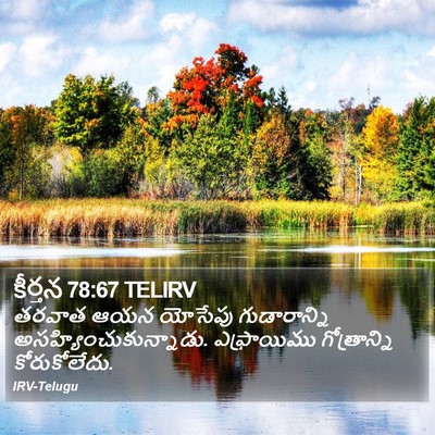 కీర్తన 78:67 TELIRV Bible Verse Image