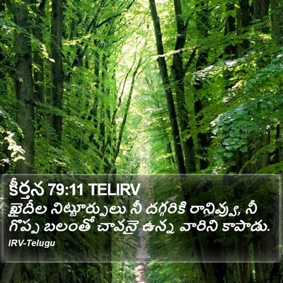 కీర్తన 79:11 TELIRV Bible Verse Image