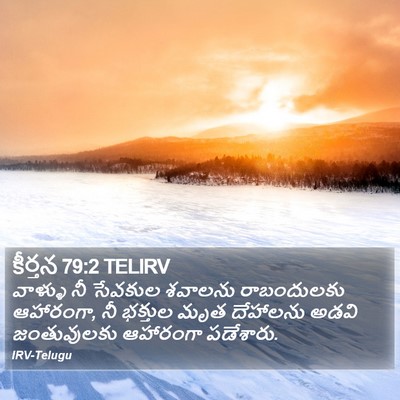 కీర్తన 79:2 TELIRV Bible Verse Image