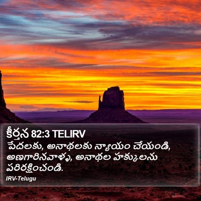 కీర్తన 82:3 TELIRV Bible Verse Image