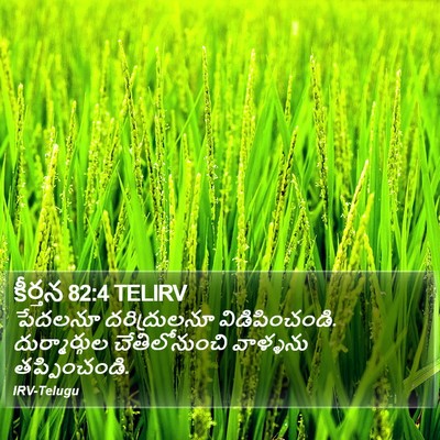 కీర్తన 82:4 TELIRV Bible Verse Image