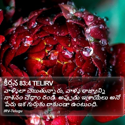కీర్తన 83:4 TELIRV Bible Verse Image