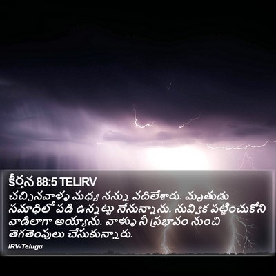 కీర్తన 88:5 TELIRV Bible Verse Image