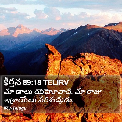 కీర్తన 89:18 TELIRV Bible Verse Image