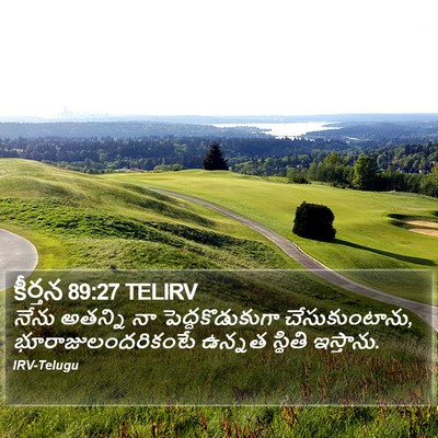 కీర్తన 89:27 TELIRV Bible Verse Image