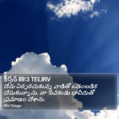 కీర్తన 89:3 TELIRV Bible Verse Image