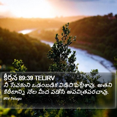 కీర్తన 89:39 TELIRV Bible Verse Image