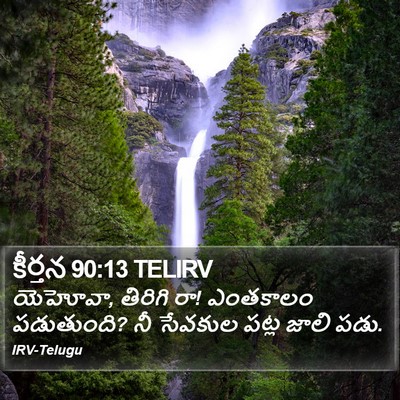 కీర్తన 90:13 TELIRV Bible Verse Image