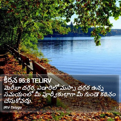 కీర్తన 95:8 TELIRV Bible Verse Image