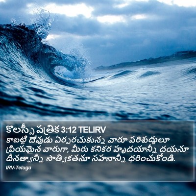 కొలస్సీ పత్రిక 3:12 TELIRV Bible Verse Image