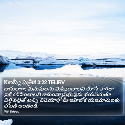 కొలస్సీ పత్రిక 3:22 TELIRV Bible Verse Image