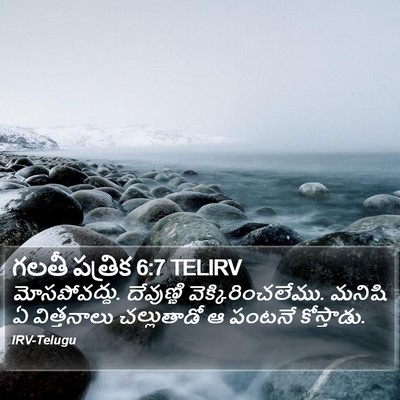 గలతీ పత్రిక 6:7 TELIRV Bible Verse Image