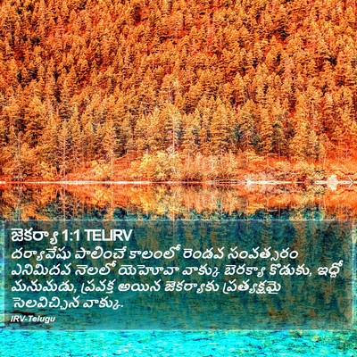 జెకర్యా 1:1 TELIRV Bible Verse Image