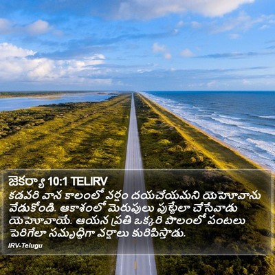 జెకర్యా 10:1 TELIRV Bible Verse Image