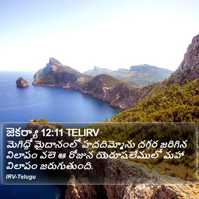 జెకర్యా 12:11 TELIRV Bible Verse Image