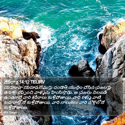 జెకర్యా 14:12 TELIRV Bible Verse Image