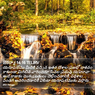 జెకర్యా 14:16 TELIRV Bible Verse Image