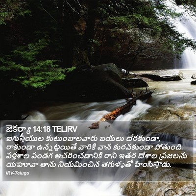 జెకర్యా 14:18 TELIRV Bible Verse Image