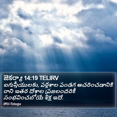 జెకర్యా 14:19 TELIRV Bible Verse Image