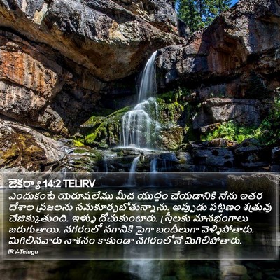 జెకర్యా 14:2 TELIRV Bible Verse Image