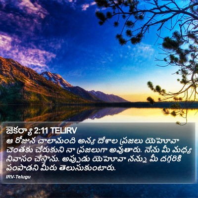 జెకర్యా 2:11 TELIRV Bible Verse Image