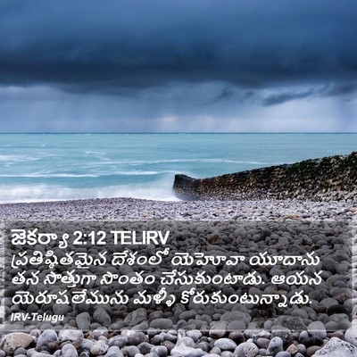 జెకర్యా 2:12 TELIRV Bible Verse Image