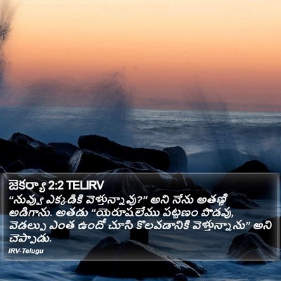 జెకర్యా 2:2 TELIRV Bible Verse Image