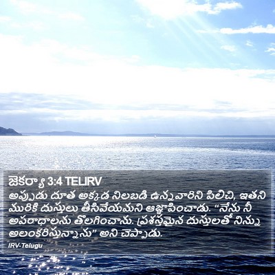 జెకర్యా 3:4 TELIRV Bible Verse Image