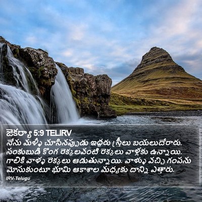 జెకర్యా 5:9 TELIRV Bible Verse Image
