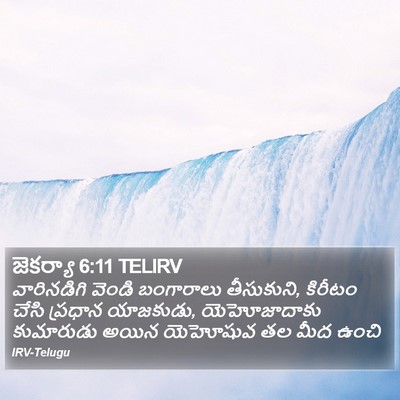 జెకర్యా 6:11 TELIRV Bible Verse Image