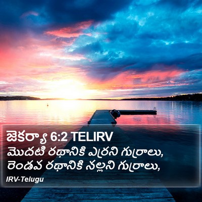 జెకర్యా 6:2 TELIRV Bible Verse Image