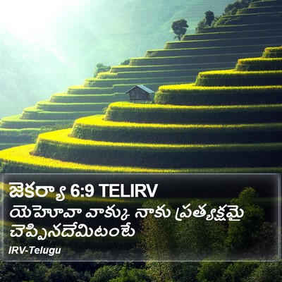 జెకర్యా 6:9 TELIRV Bible Verse Image