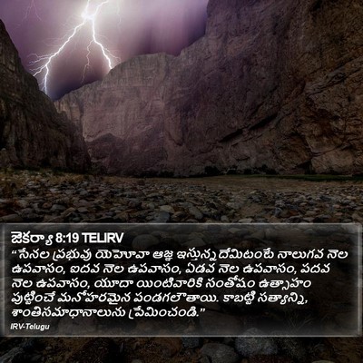 జెకర్యా 8:19 TELIRV Bible Verse Image