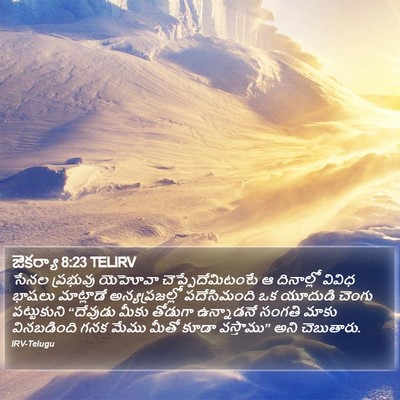 జెకర్యా 8:23 TELIRV Bible Verse Image