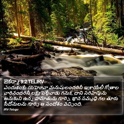జెకర్యా 9:2 TELIRV Bible Verse Image
