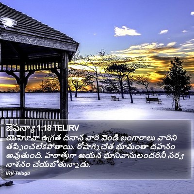 జెఫన్యా 1:18 TELIRV Bible Verse Image