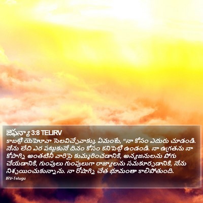 జెఫన్యా 3:8 TELIRV Bible Verse Image