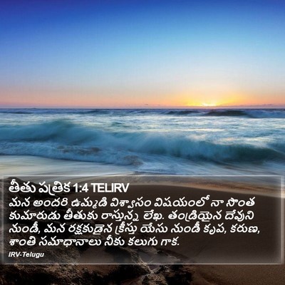 తీతు పత్రిక 1:4 TELIRV Bible Verse Image