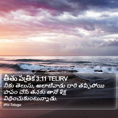తీతు పత్రిక 3:11 TELIRV Bible Verse Image
