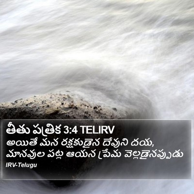 తీతు పత్రిక 3:4 TELIRV Bible Verse Image