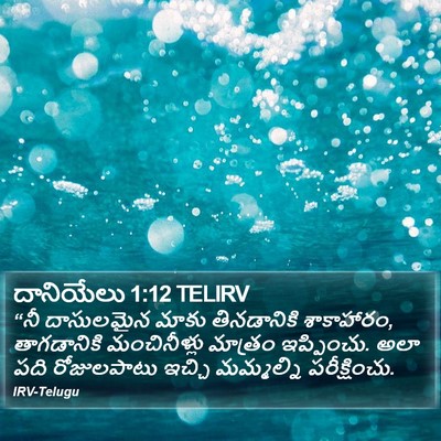 దానియేలు 1:12 TELIRV Bible Verse Image