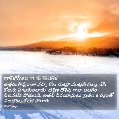దానియేలు 11:15 TELIRV Bible Verse Image