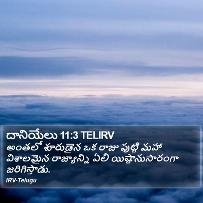 దానియేలు 11:3 TELIRV Bible Verse Image