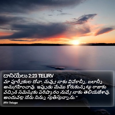 దానియేలు 2:23 TELIRV Bible Verse Image