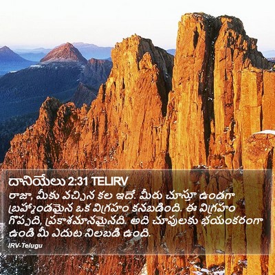 దానియేలు 2:31 TELIRV Bible Verse Image