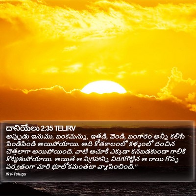 దానియేలు 2:35 TELIRV Bible Verse Image
